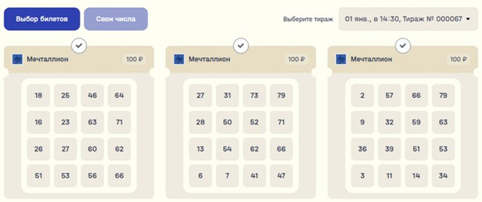 Мечталлион лотерея 2024 1 января